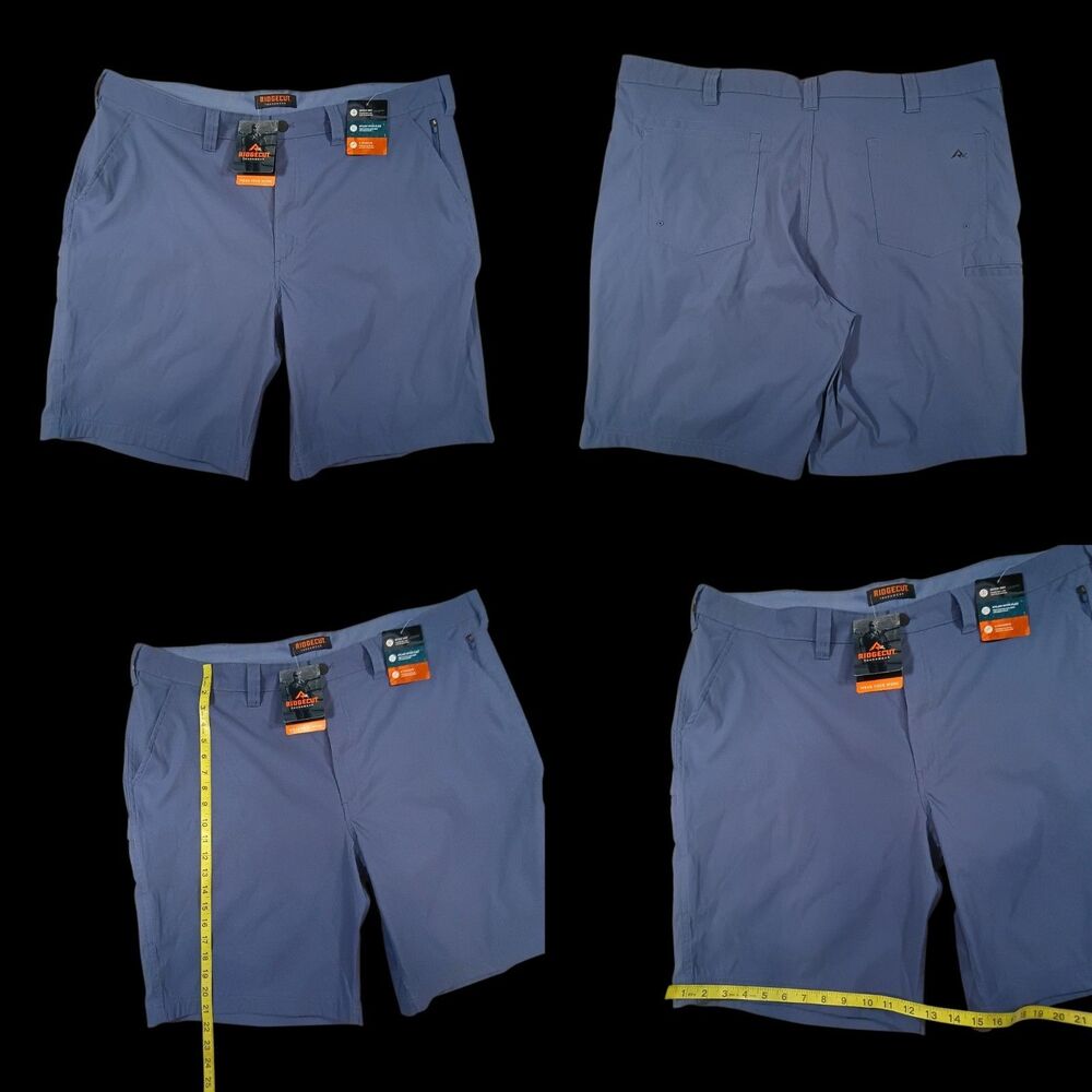 Ridgecut Toughwear Shorts Mens 44 Blue Stretch Techwear Outdoor Hiking Gorpcore
